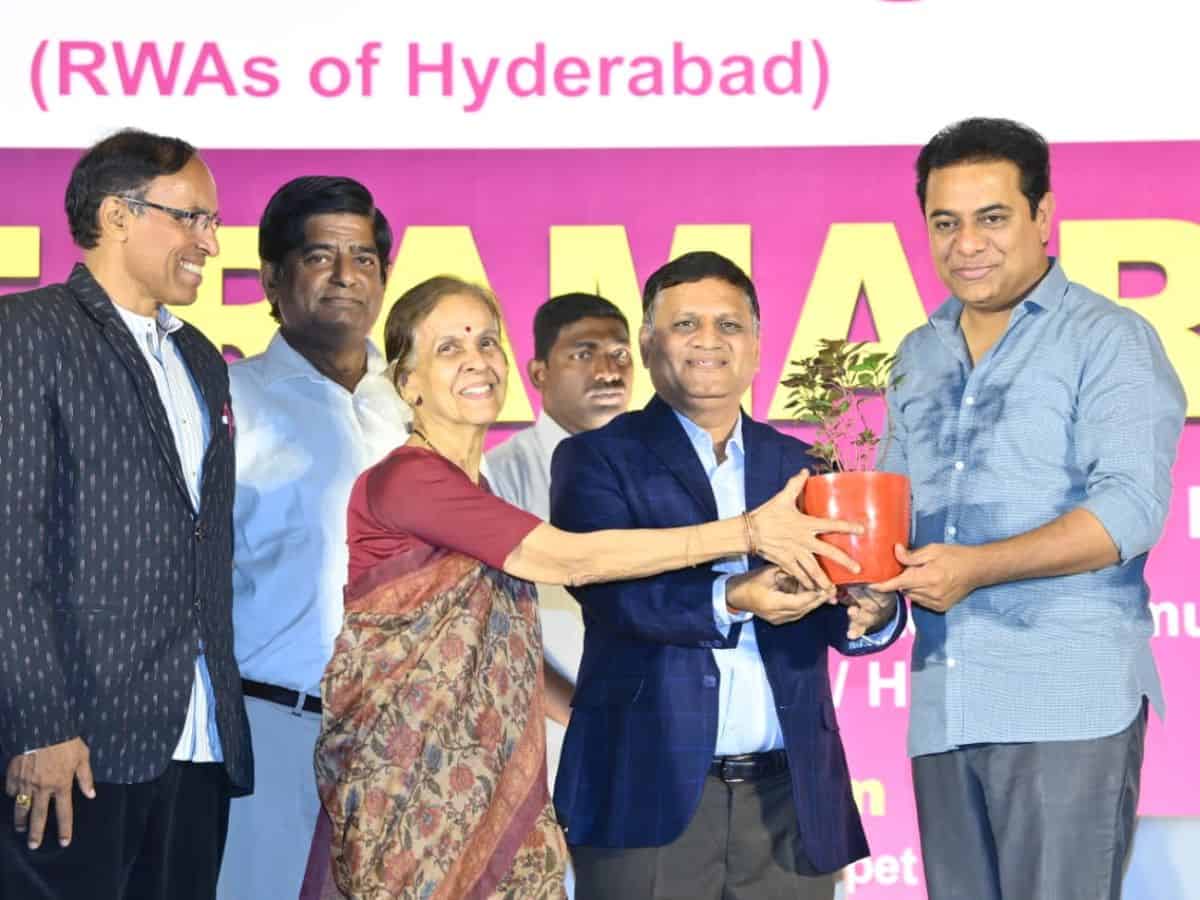 Hyderabad should rise to the level of hosting Olympics: KTR