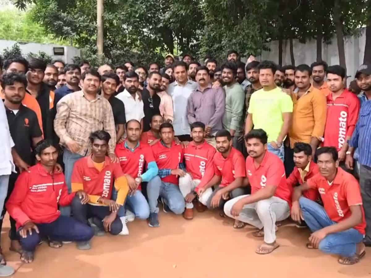 Tripartite Welfare Board after Dec 3, KTR promise to Telangana gig workers