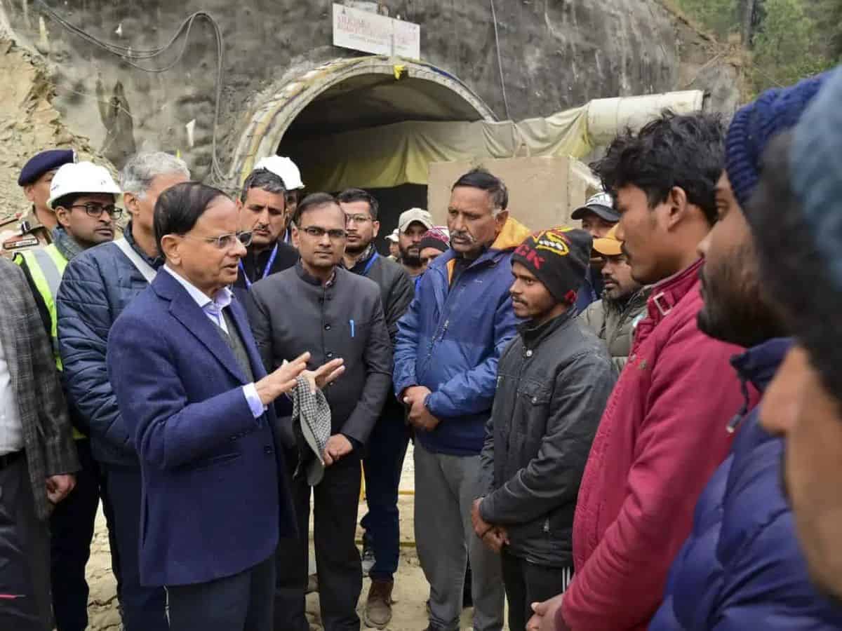 Uttarkashi tunnel rescue: Vertical drilling over, ambulance sent in