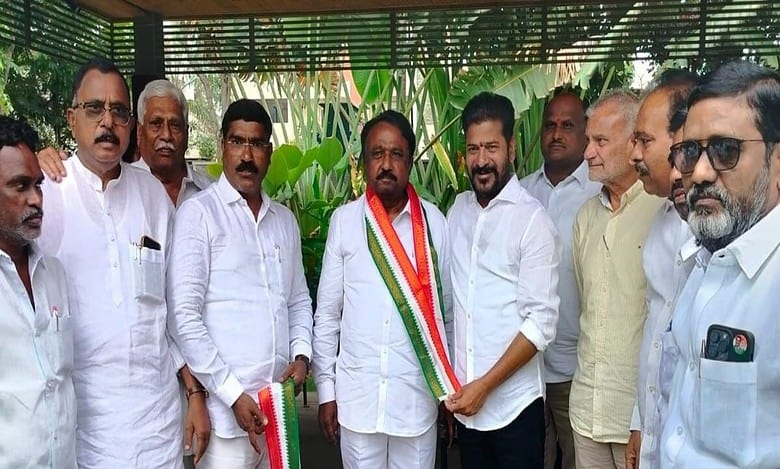 Telangana: In a jolt to BRS, sitting MLA joins Congress