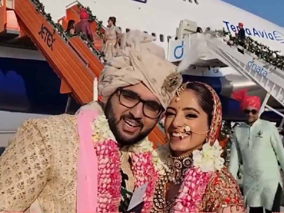 Watch: Daughter of UAE tycoon gets married in Sky!