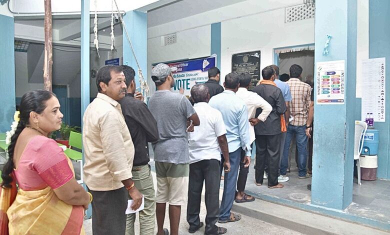 Voter turnout in Hyderabad