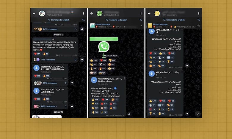 New WhatsApp spy mod attacks Telegram users over 340K times in Oct: Report