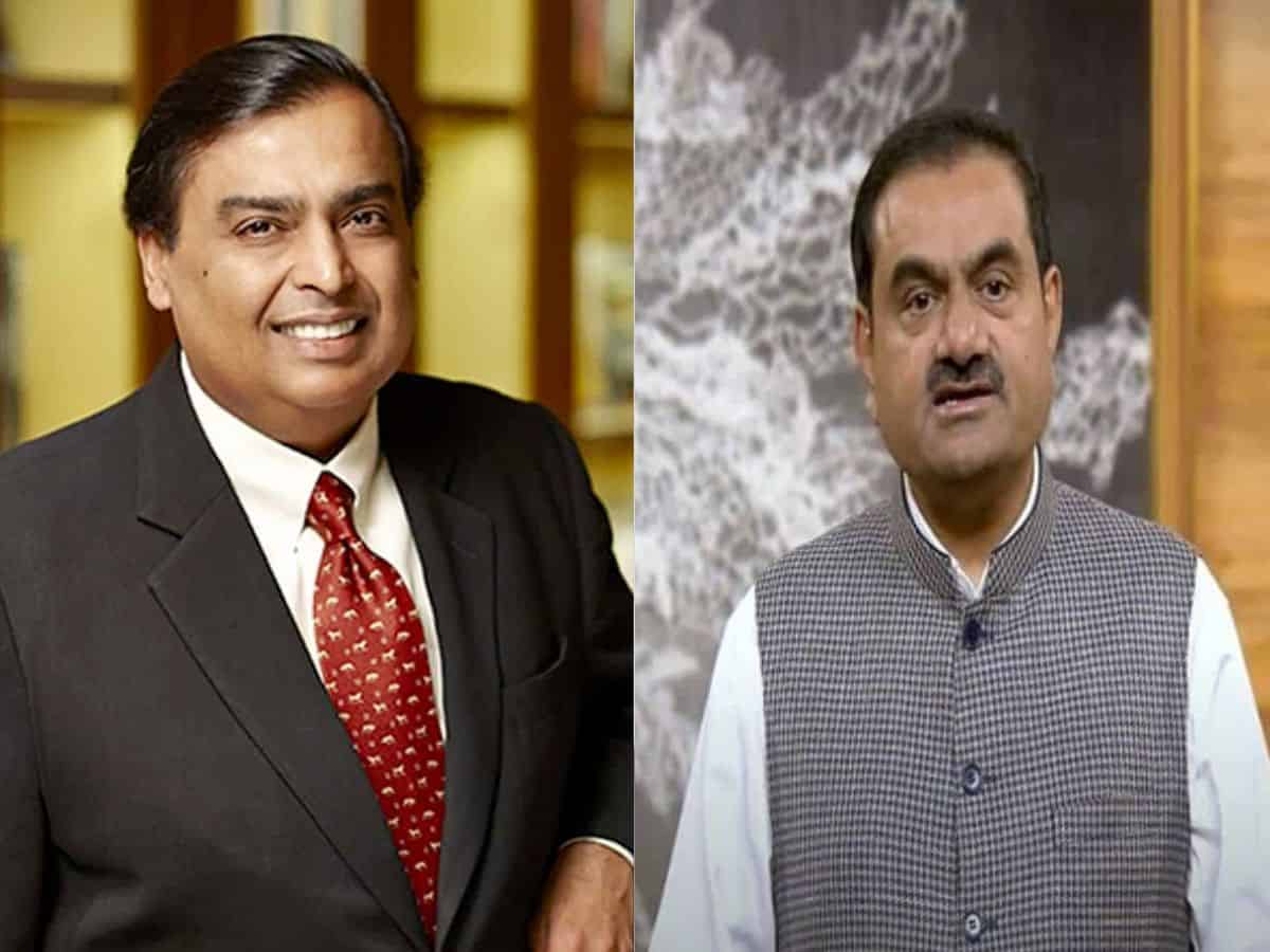 Net worth of Ambani, Adani dip by millions as stocks decline