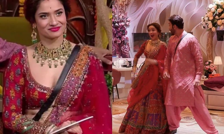 Ankita Lokhande wears expensive lehenga for Diwali worth Rs…