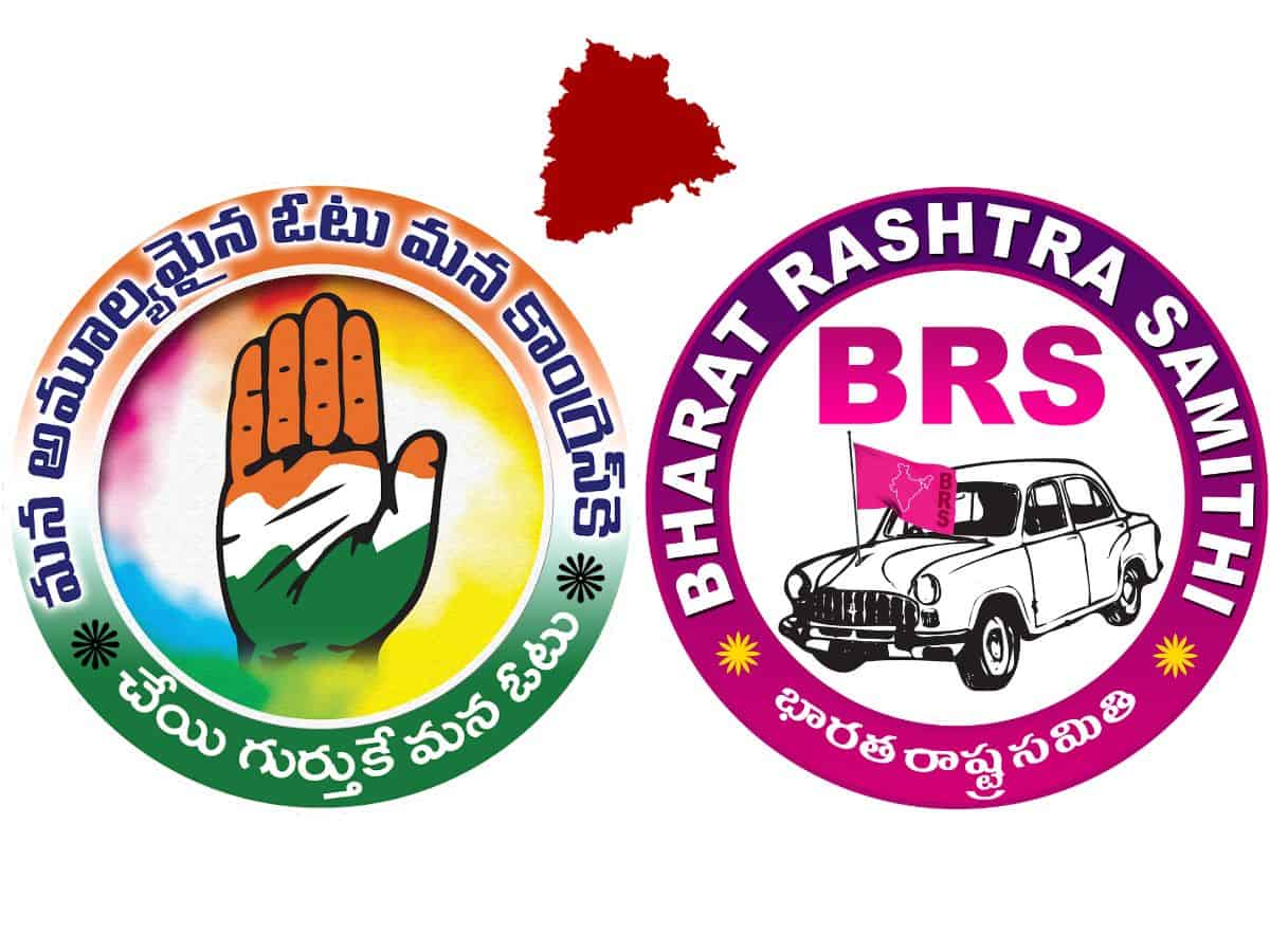 Telangana polls: BRS, Congress mock each other on social media