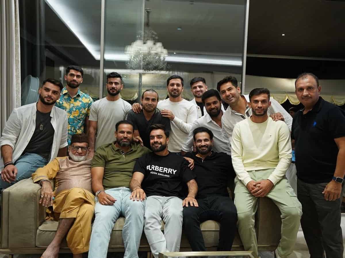 Suniel Shetty, Adnan Sami attend Irfan Pathan’s party for Afghan players