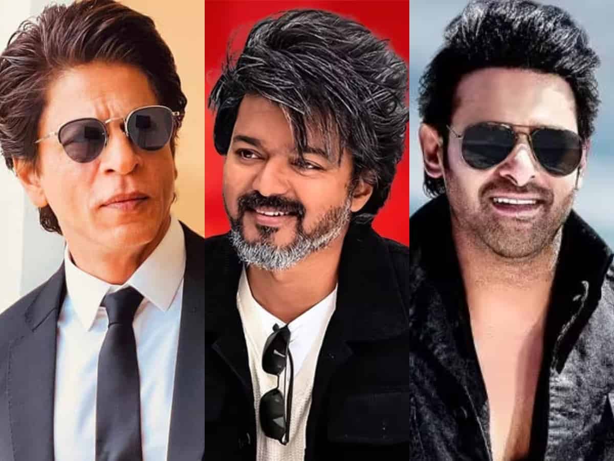 Shah Rukh Khan, Thalapathy Vijay and Prabhas (Instagram)