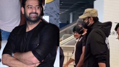 Prabhas spotted at Hyderabad airport after surgery - Watch