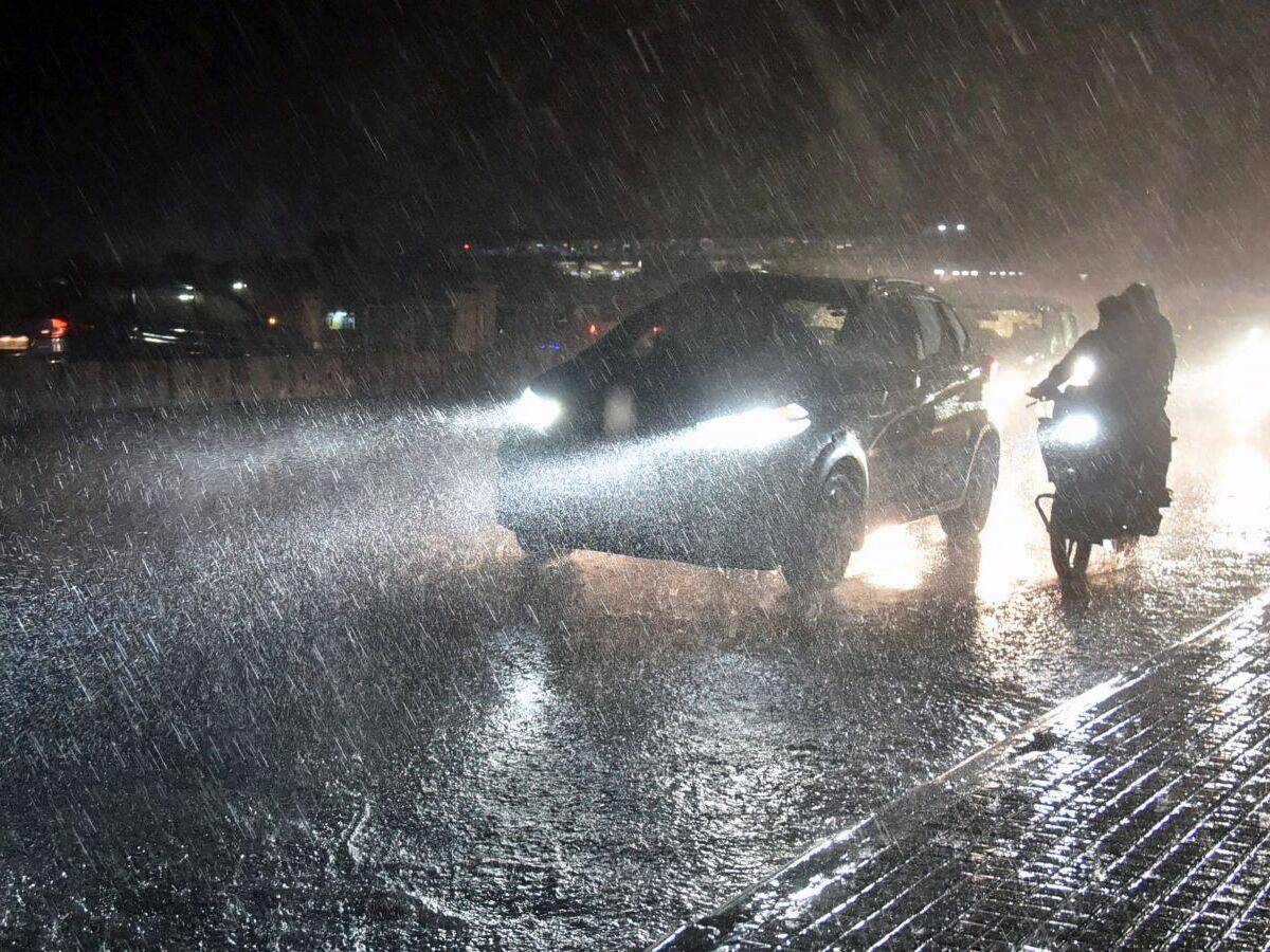 rainfall in hyderabad