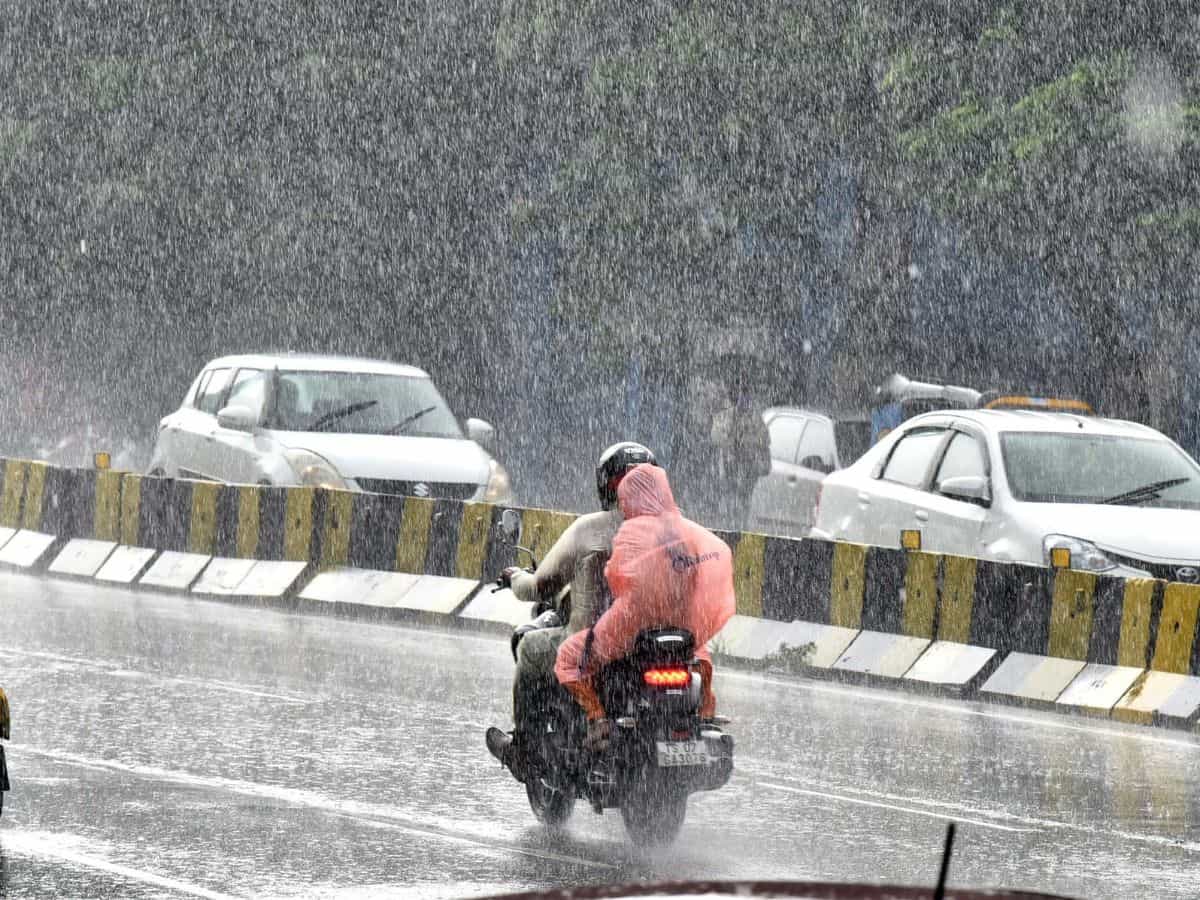 Rainfall hits Hyderabad; more downpours expected today