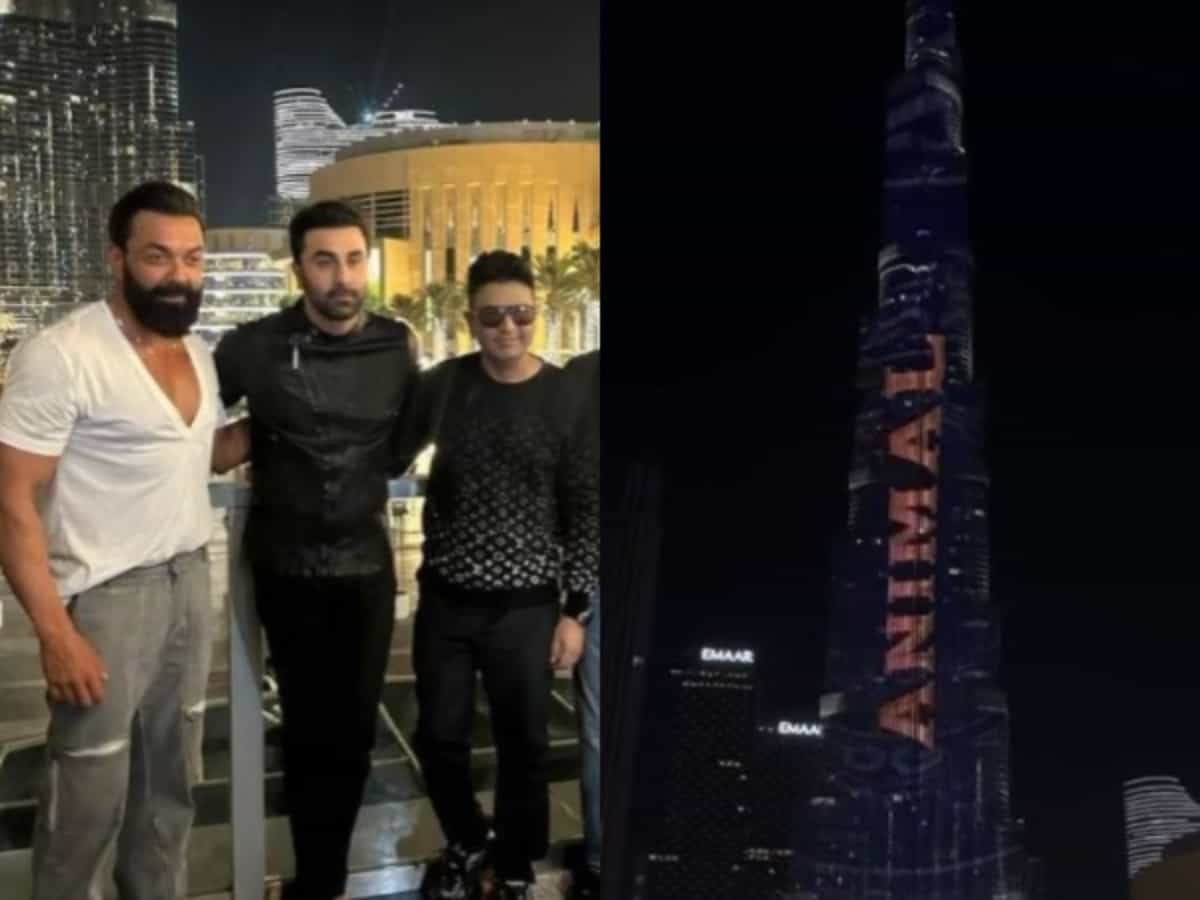 Ranbir Kapoor's 'Animal' teaser lights up Dubai's Burj Khalifa