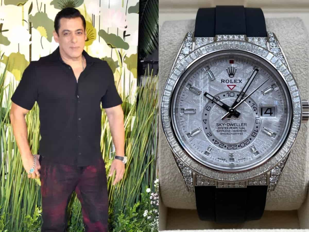 Salman Khan flaunts new diamond-studded Rolex watch worth Rs...