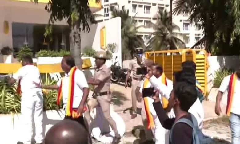 53 held for vandalism for Kannada language
