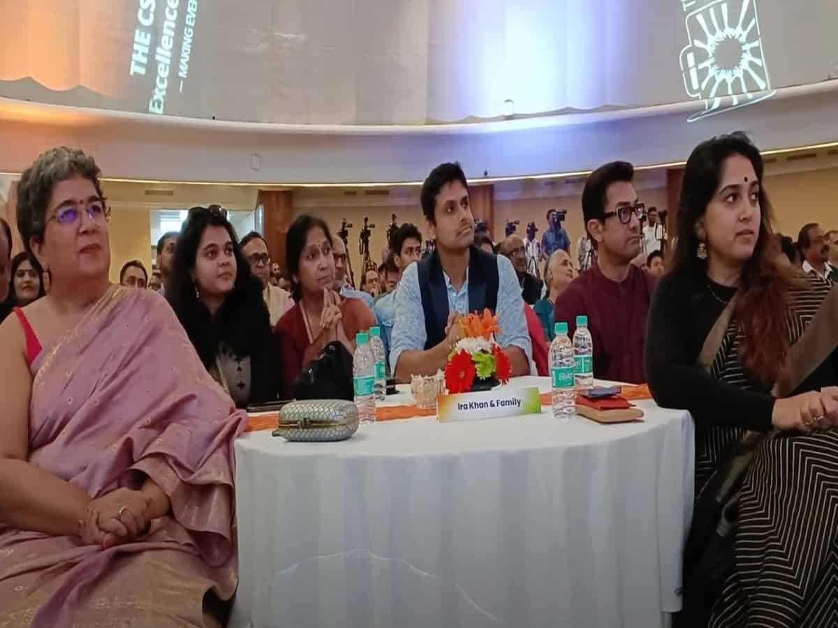 Aamir Khan attends event with daughter Ira, other family members