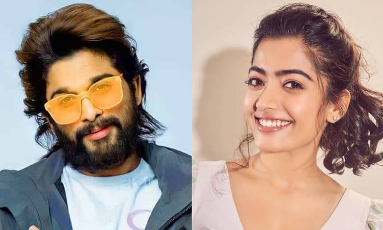Rashmika Mandanna spotted at Allu Arjun's home in Hyd