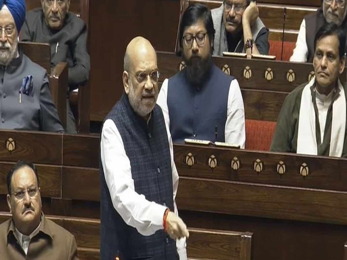 Amit Shah speaks in Parliament