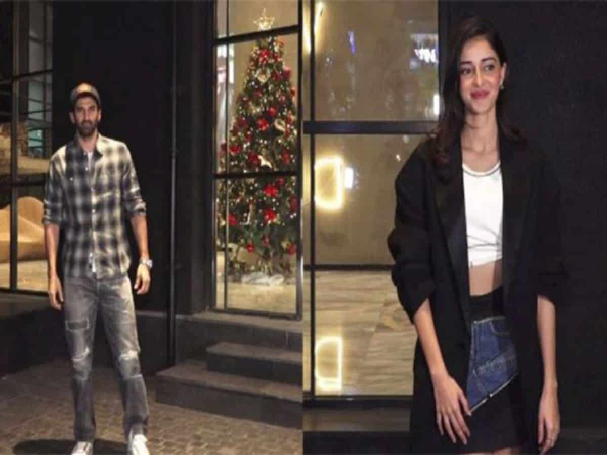 Aditya Roy Kapur attends rumoured girlfriend Ananya Panday starrer Kho Gaye Hum Kahan's screening in style