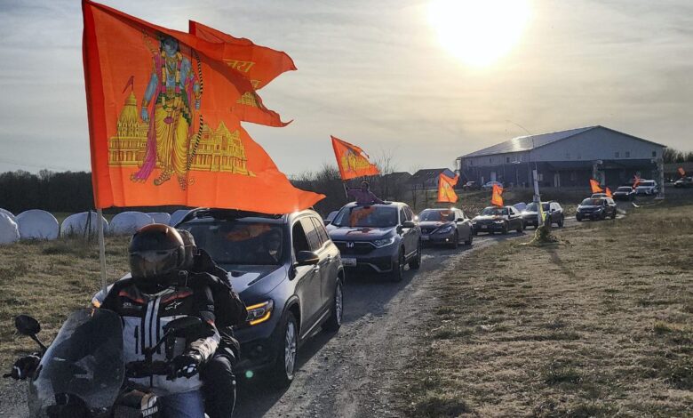 Ayodhya Ram mandir: Hindu Americans hold car rally in Washington