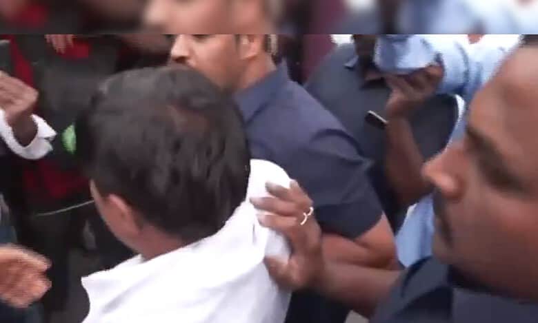 Watch: Man douses self in petrol demands Revanth Reddy be made CM