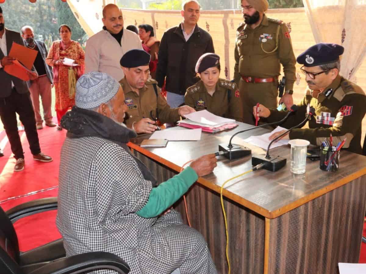 DGP’s grievance redressal programme held at Jammu