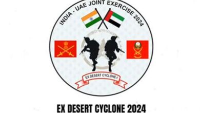 India-UAE joint military exercise ‘Desert Cyclone’ to be held from Jan 2