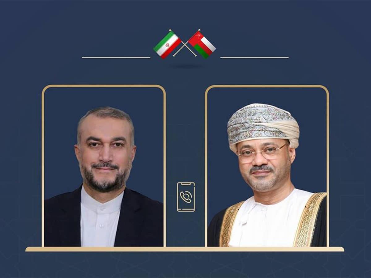 Iranian, Omani FMs discuss Gaza conflict over phone