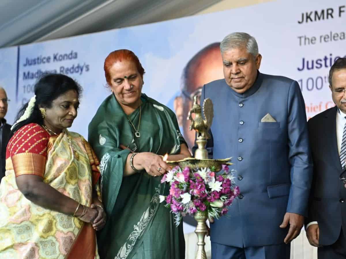Hyderabad: VP Jagdeep Dhankar lauds the 3 new criminal laws