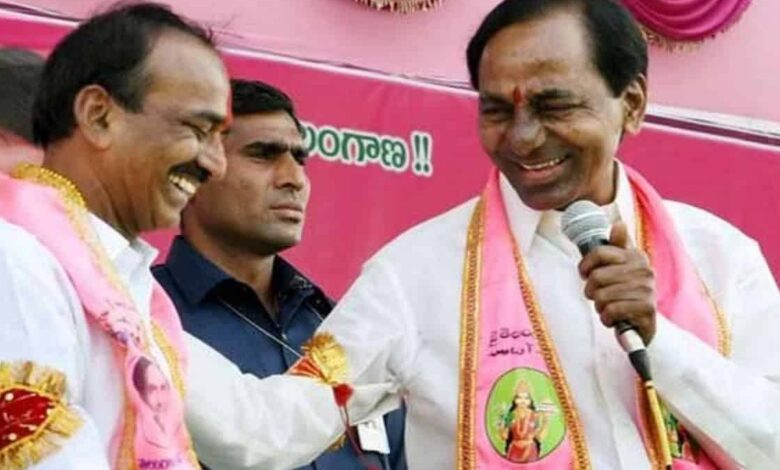 KCR and Eatala Rajender during better days.