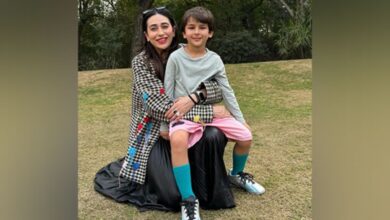 Karisma Kapoor shares glimpse from Taimur's birthday celebration