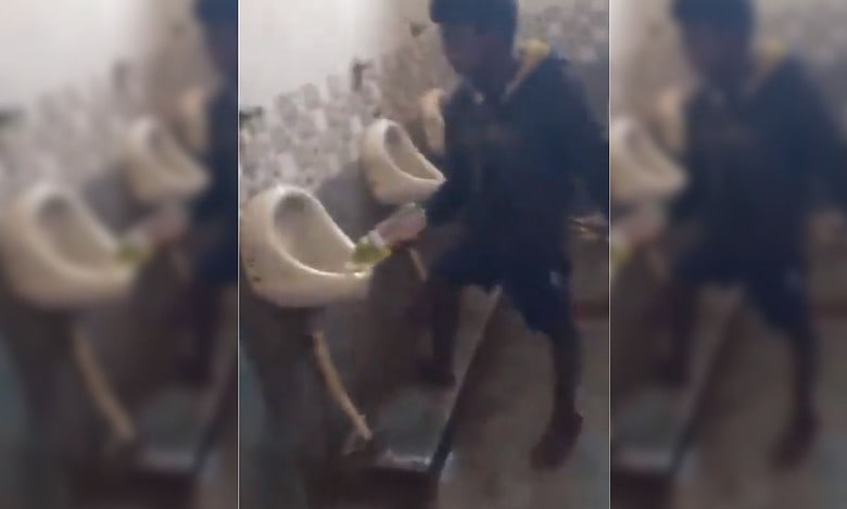 Bengaluru: Video of govt school students forced to clean toilets surfaces