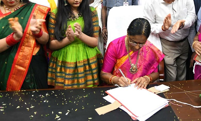 Telangana: Konda Surekha takes charge as minister of forests & endowments