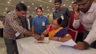 Hyderabad: Long queues during Praja Vani