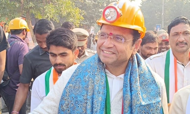 Minister Sridhar Babu Campaigned for INTUC in the ensuing Singareni Elections