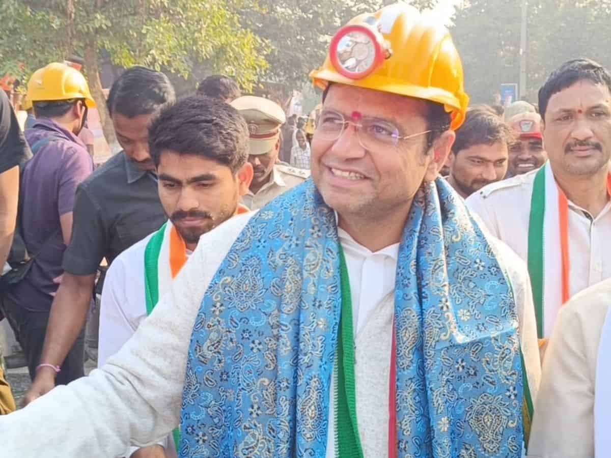 Minister Sridhar Babu Campaigned for INTUC in the ensuing Singareni Elections