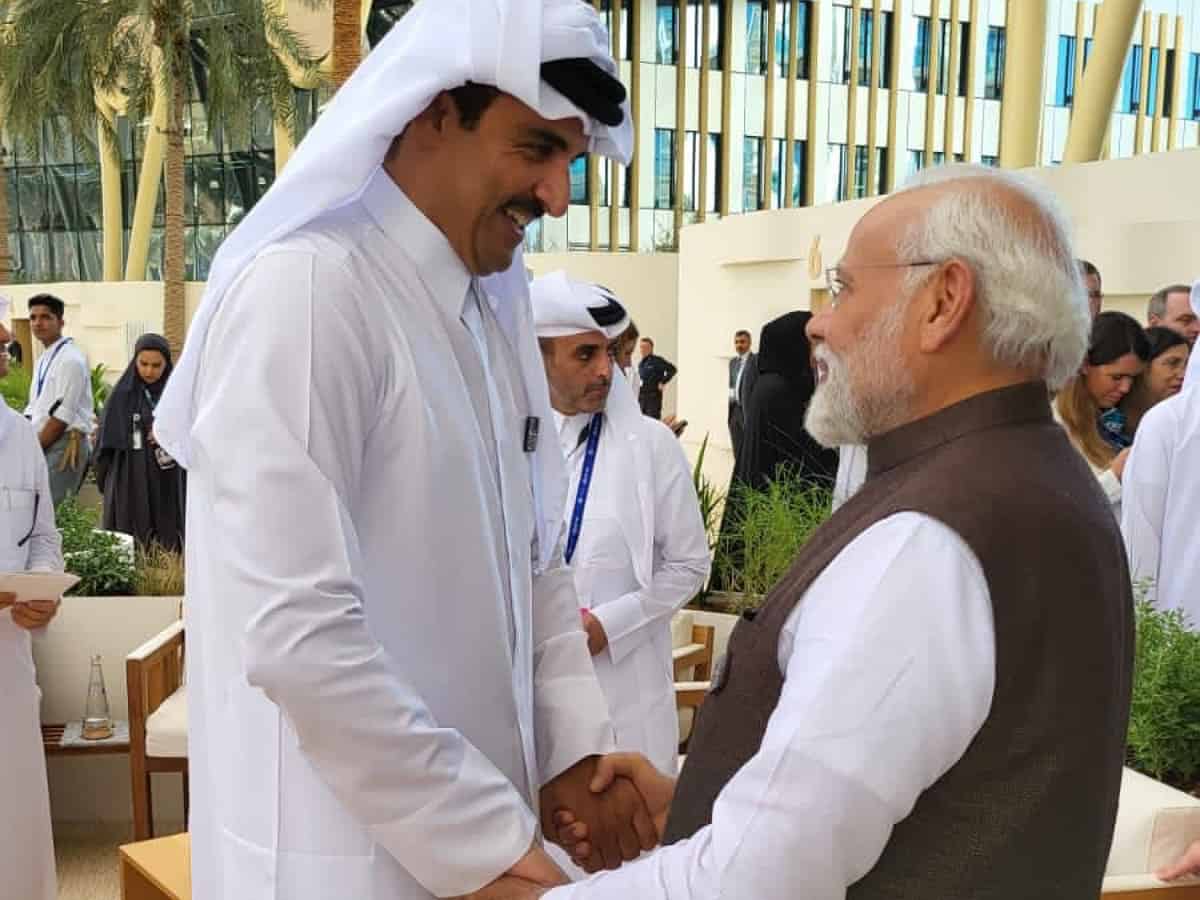 PM Modi meets Qatar's ruler, discusses well-being of Indian community