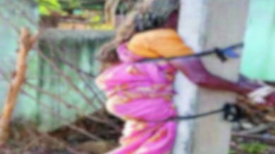 Odisha man thrashes mother, ties her to electric pole