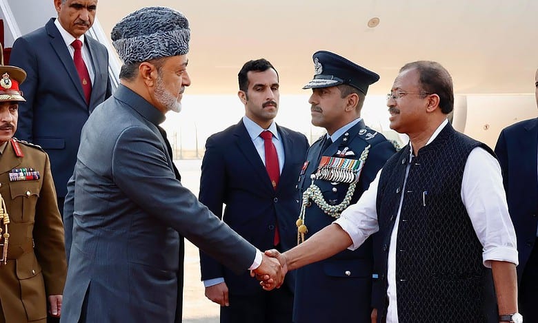 Oman Sultan Haitham bin Tarik lands in New Delhi for maiden India visit