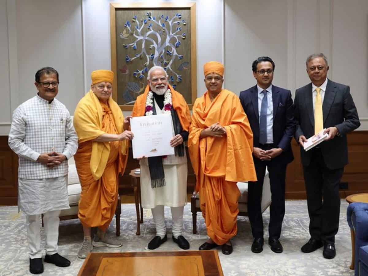 PM Modi accepts invitation to inaugurate Abu Dhabi's Hindu temple