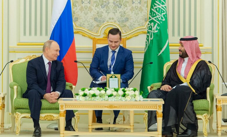 Russian President Putin meets Saudi Crown Prince in Riyadh
