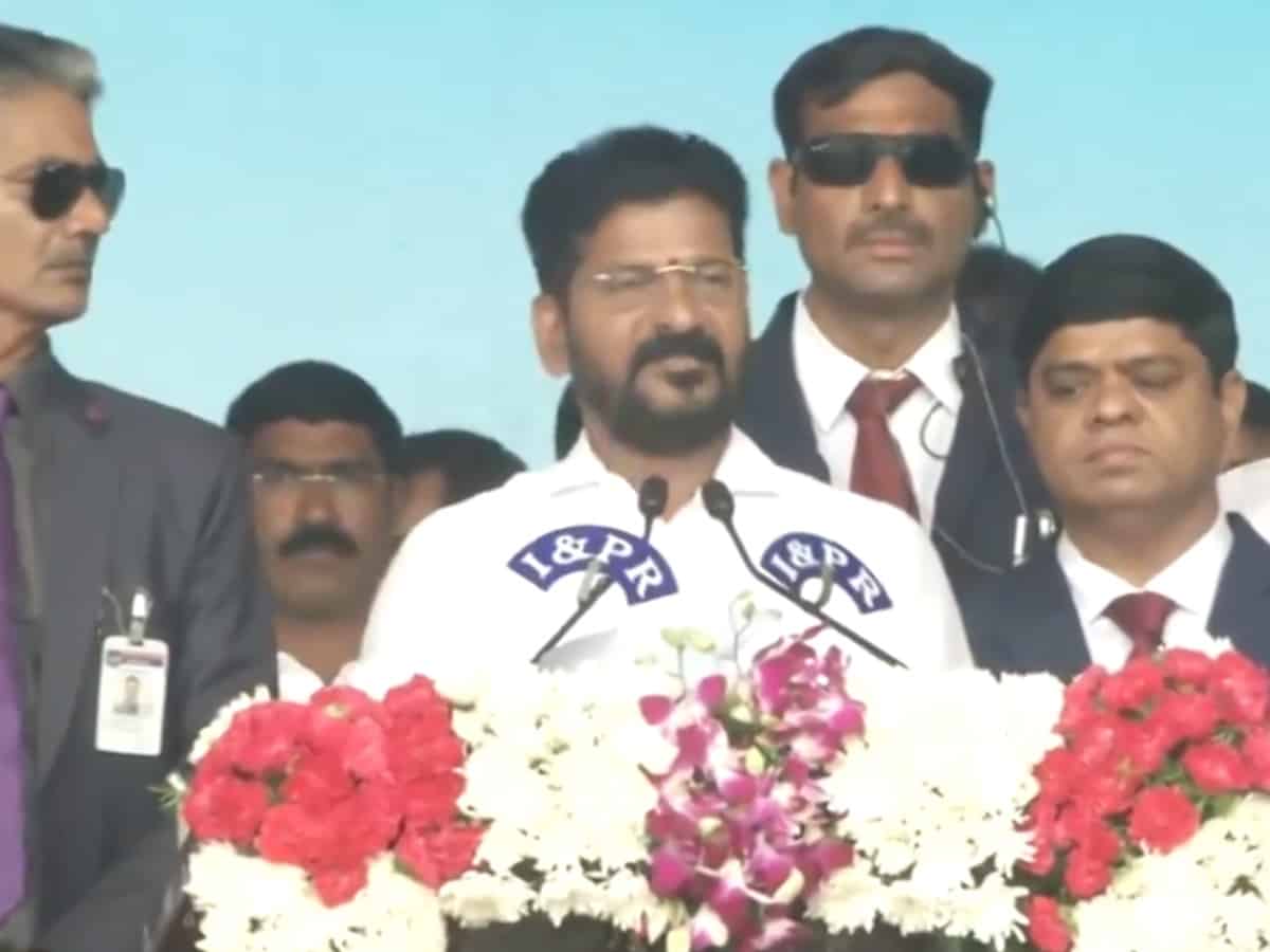 Revanth Reddy, 11 ministers take oath at LB Stadium