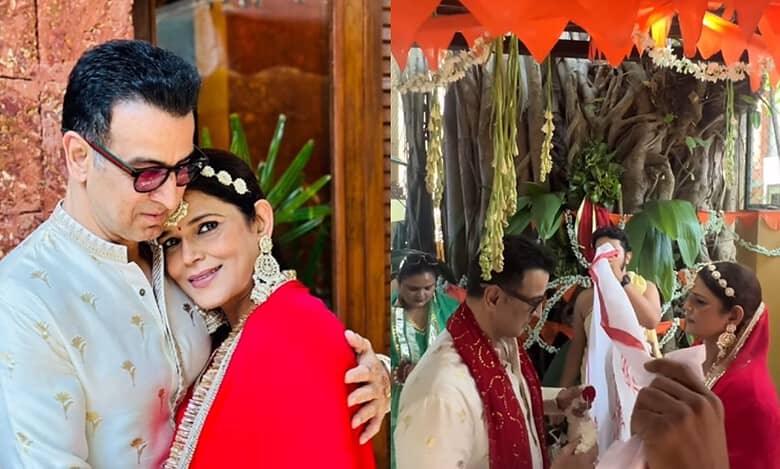 Ronit Roy, wife Neelam renew wedding vows on 20 yrs of marital bliss