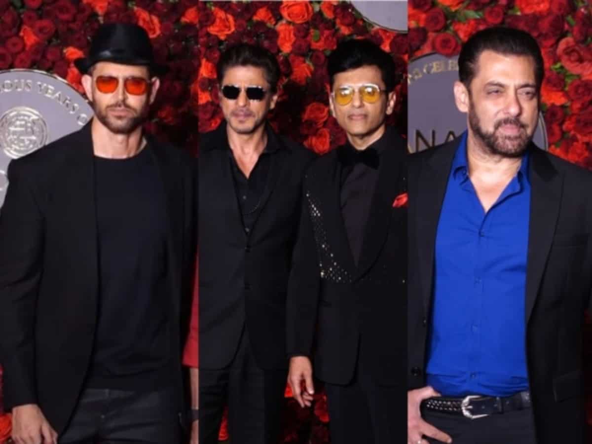 Hrithik Roshan to Salman, SRK, celebs attend producer Anand Pandit's 60th birthday bash