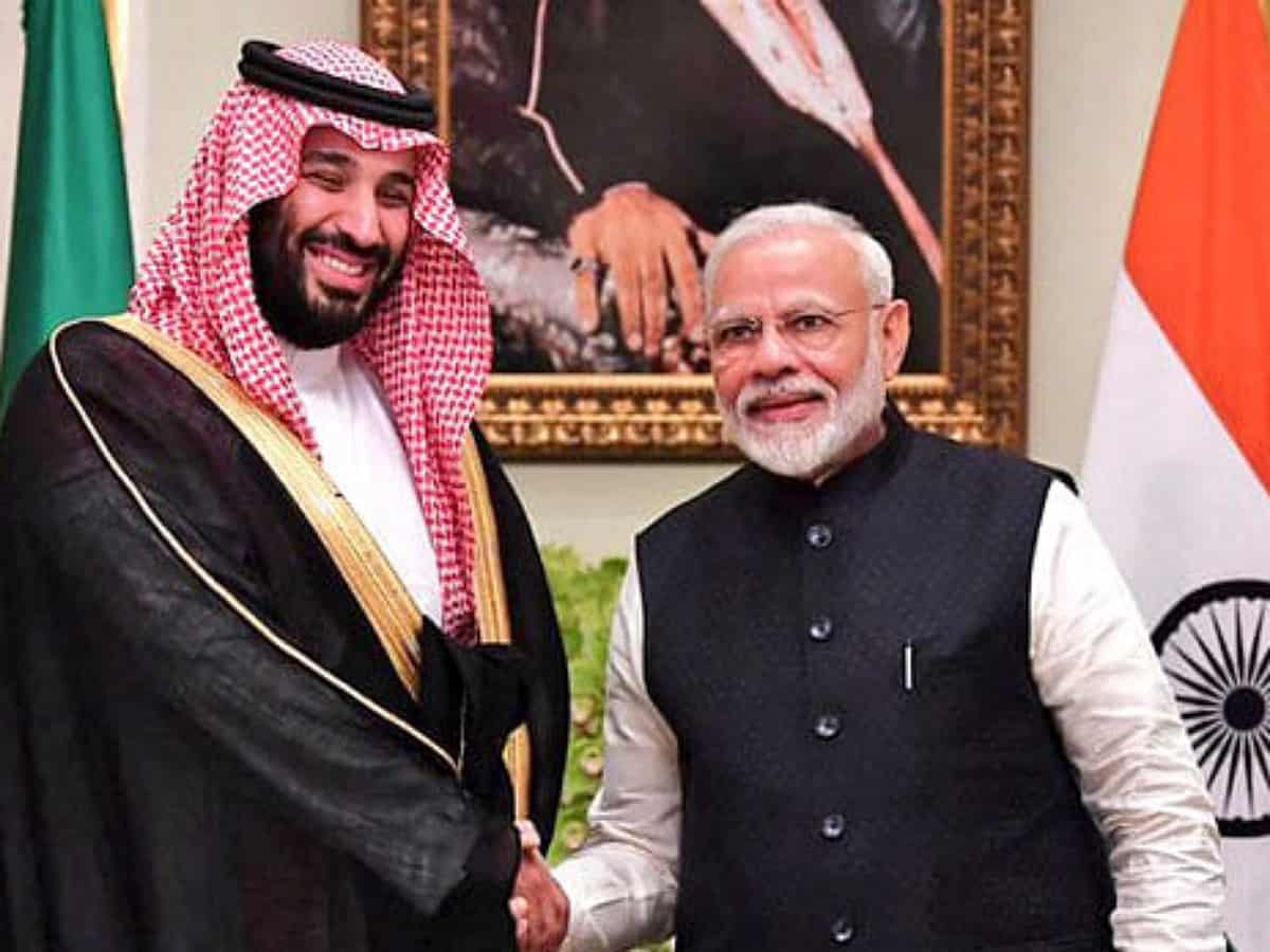 PM Modi discusses strategic partnership with Saudi Crown Prince