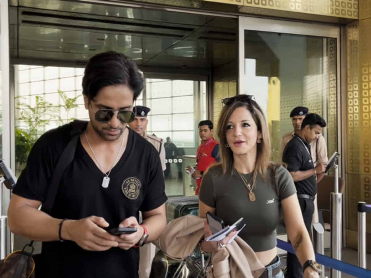 Moye-Moye moment: Sussanne, Arslan Goni make U-turn from airport after forgetting passport