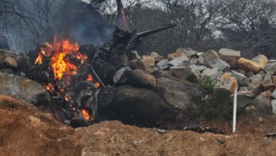 Video: IAF trainer aircraft crashes in Telangana