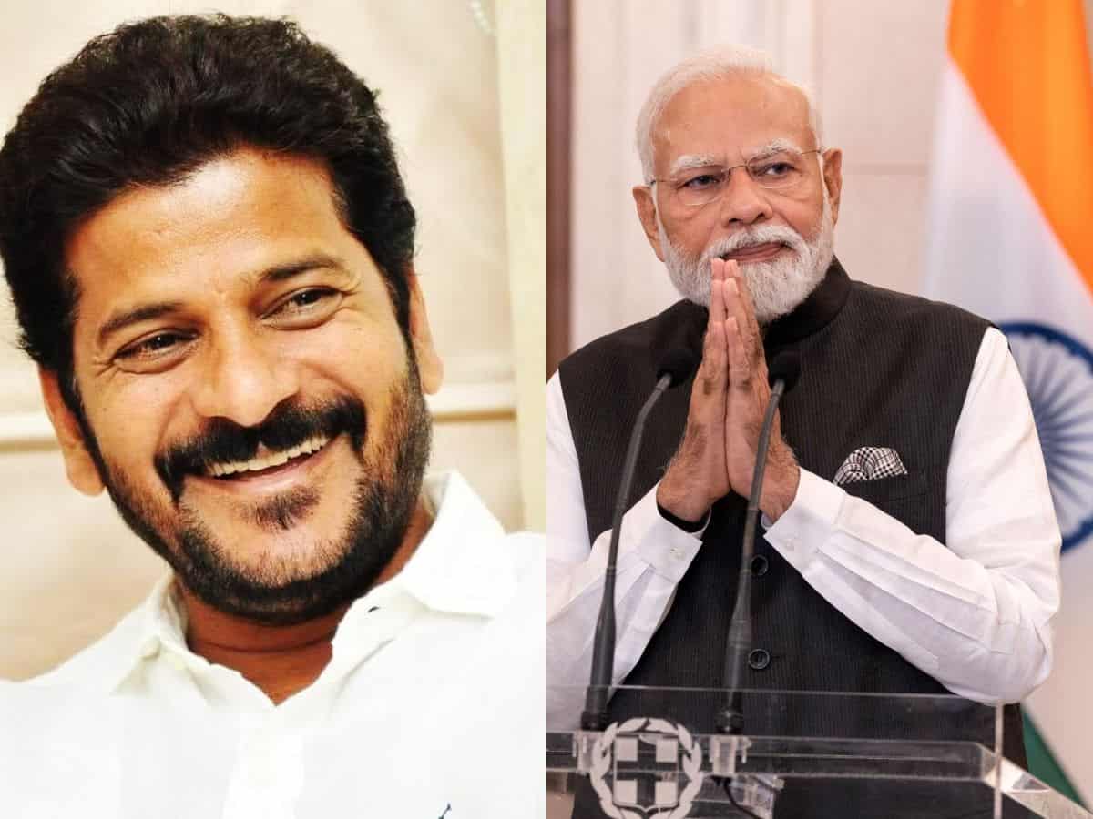 PM congratulates Revanth Reddy on taking oath as Telangana CM