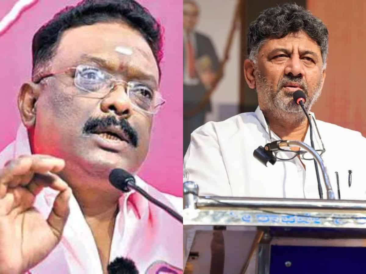 'Sheer stupidity', BRS lashes on Shivakumar's poaching remarks