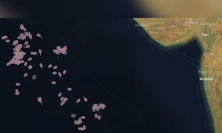Around 150 Chinese ships spotted near Mumbai, Gujarat coast