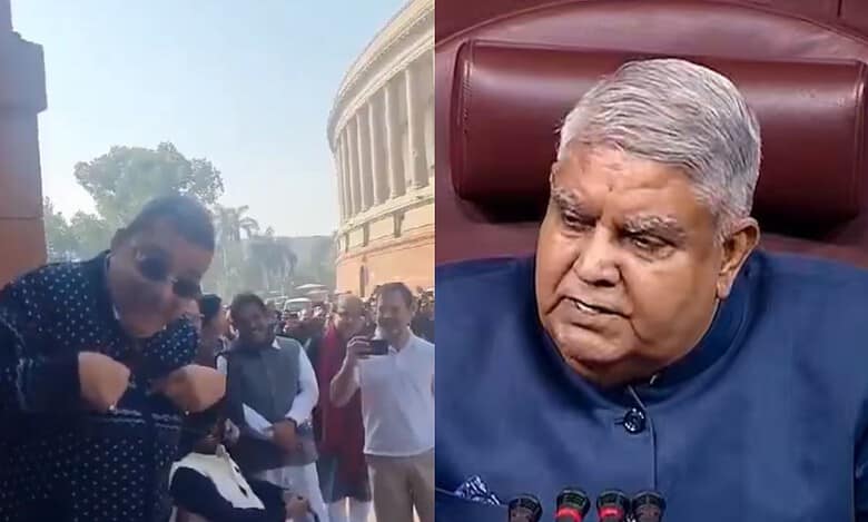 TMC's suspended MP mimics RS Chairman; 'Shameful', says Dhankhar